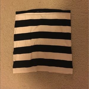 Striped Pencil Skirt